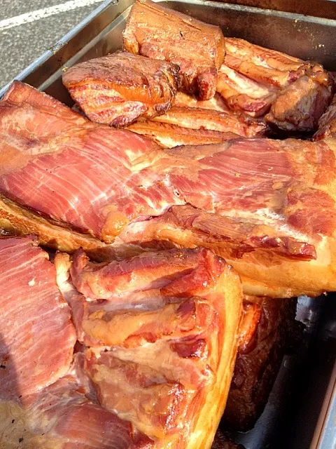 Cold smoked Koso organic Bacon|Chris Shannonさん