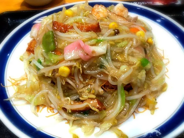 今日の夕飯は皿うどん。うまー。|JTKさん