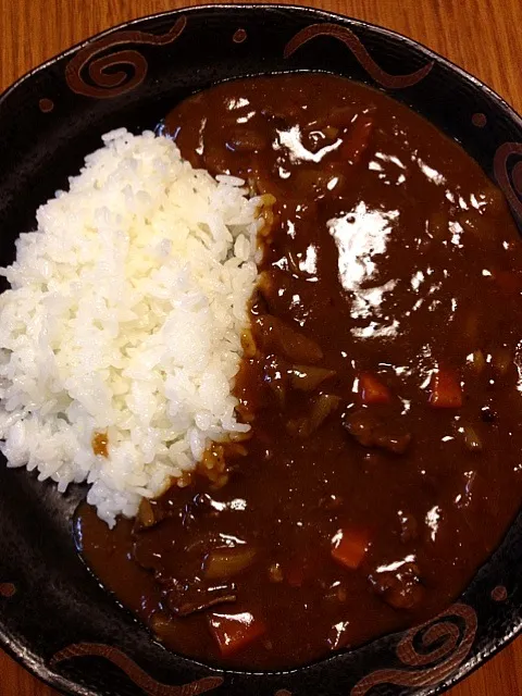 Snapdishの料理写真:牛すじカレー、二日目（笑）|かまさん