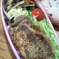 豚の生姜焼き丼弁当|みゆママさん