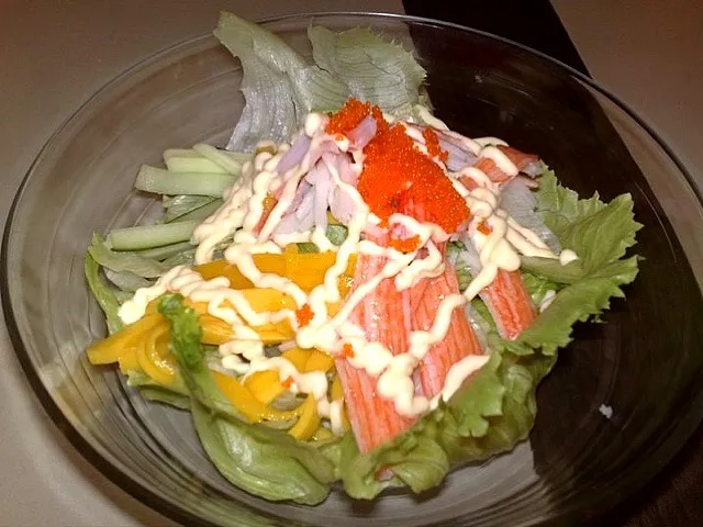 vegetable seafood salad|ken miyahiraさん