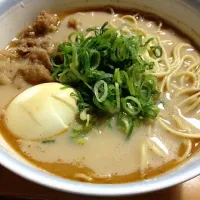 Snapdishの料理写真:もっこすの袋入りラーメン|ogino kaoriさん