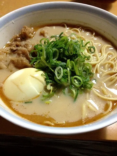 Snapdishの料理写真:もっこすの袋入りラーメン|ogino kaoriさん