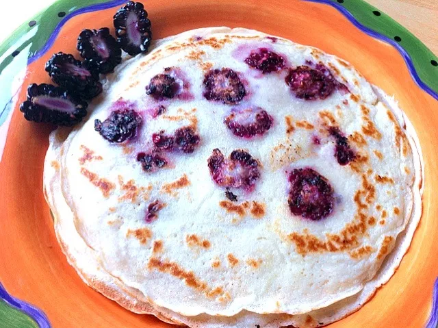 blackberry pancakes|leylaさん