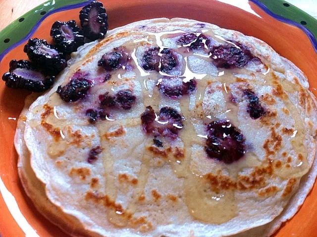 blackberry pancakes|leylaさん