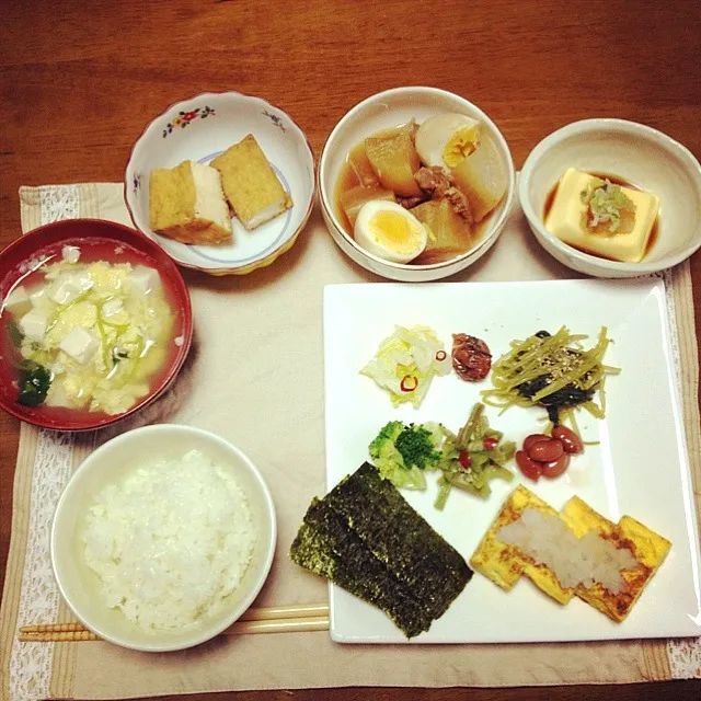 おばんざい朝食|🍎ゆかりんご🍎さん