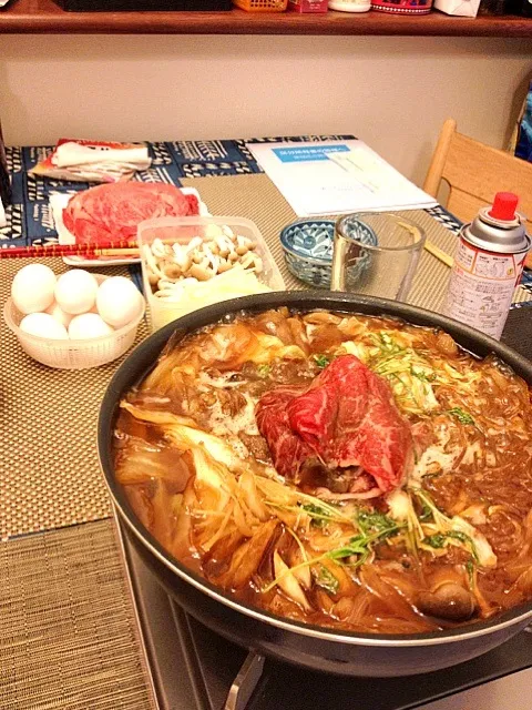 Japanese style Sukiyaki|Ning PinkRabbitzzさん