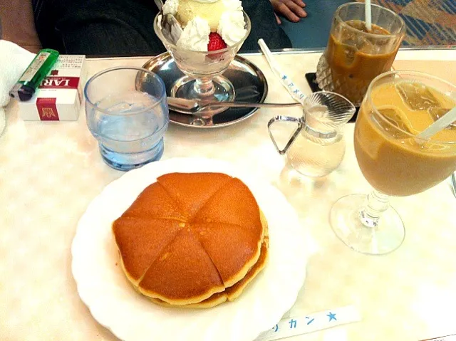 幸せのふかじゅわホットケーキふたたび♡|てつこさん