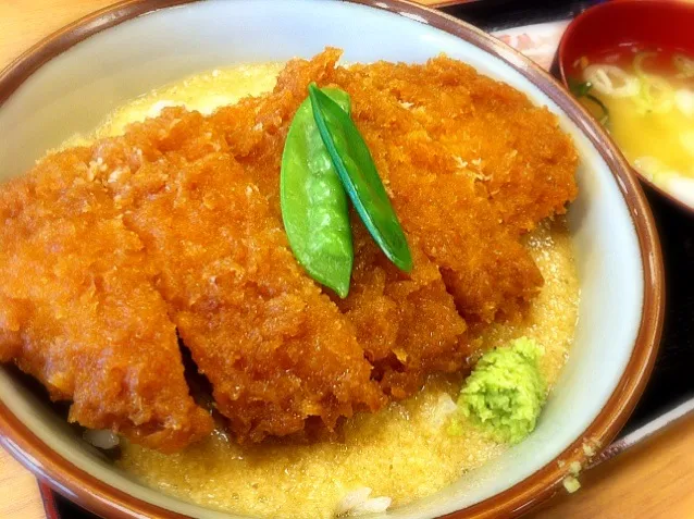 Snapdishの料理写真:とろろカツ丼@上信越道・松代PA|らーめん好き！さん