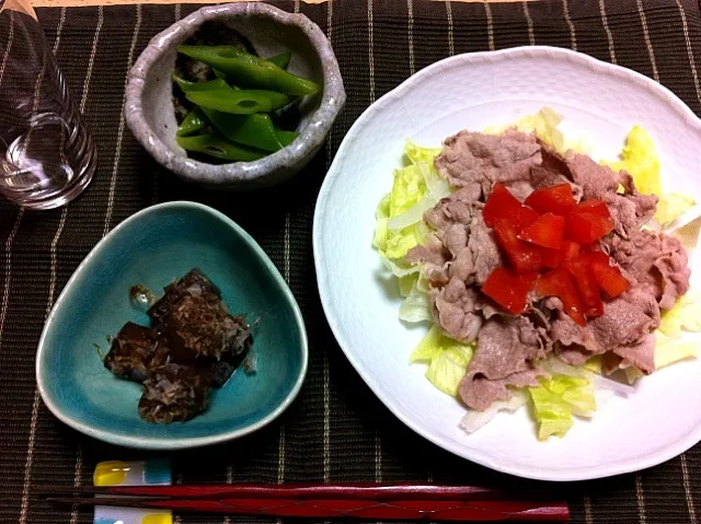 肌寒いけど冷しゃぶ🐷|かずさん