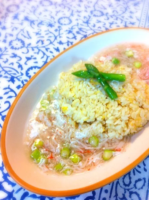 カニあんかけ炒飯|🌀さん