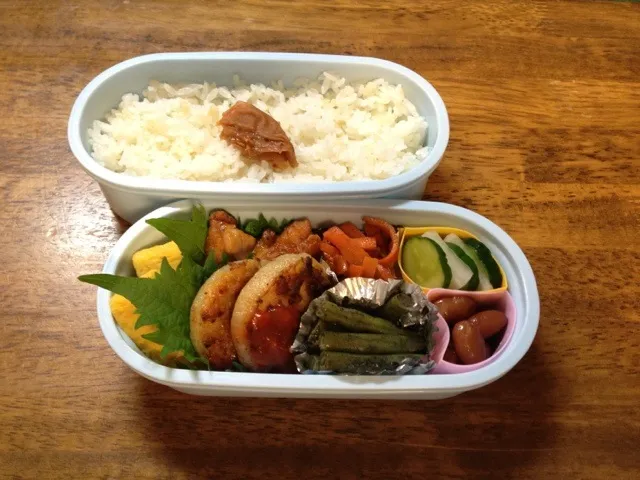 Snapdishの料理写真:6月19日のお弁当|びーぴーえすさん