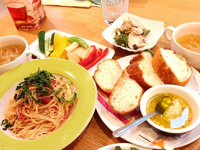 Snapdishの料理写真:冷製パスタ|monaMamaさん