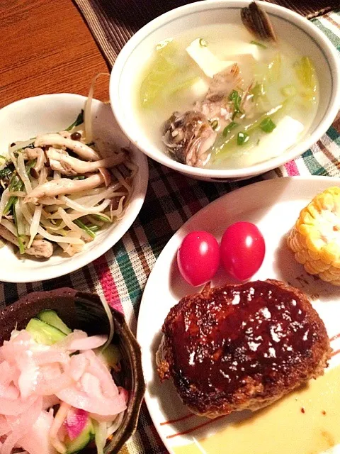 Snapdishの料理写真:糖質制限の晩ご飯|mari miyabeさん