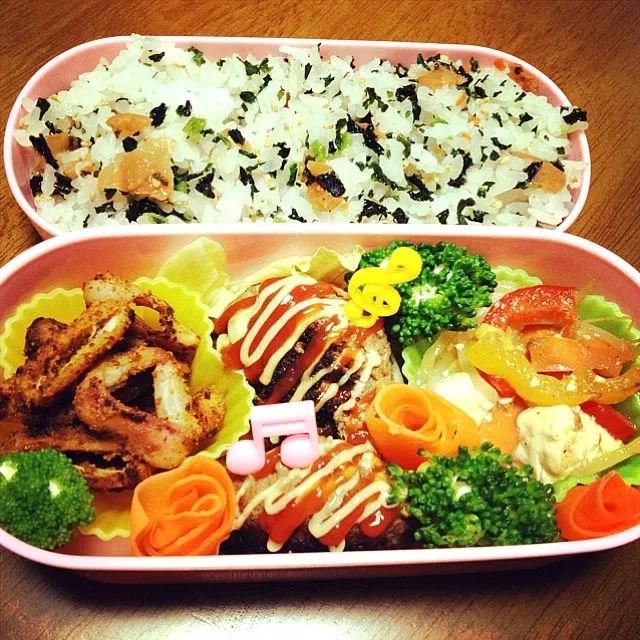 ハンバーグ弁当☆|🍎ゆかりんご🍎さん