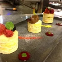 almond rum cake trio|Ignacio Virgenさん