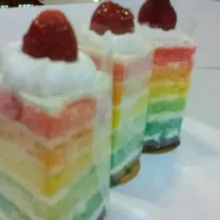 rainbow cakeeee|vida lukyさん