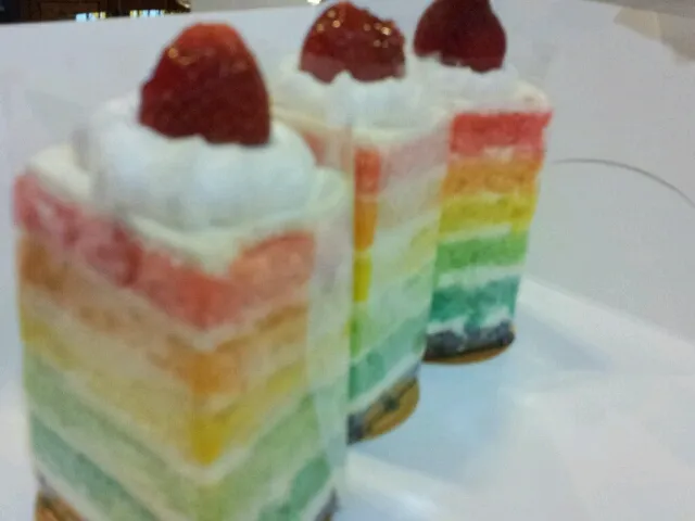 rainbow cakeeee|vida lukyさん