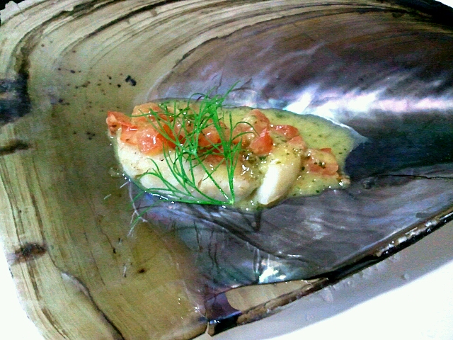 平貝のソテー ガーリックバターソース Chateau Palmer Snapdish スナップディッシュ Id 09s9fa