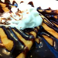 Snapdishの料理写真:chocolate crepe|Arra Noorさん