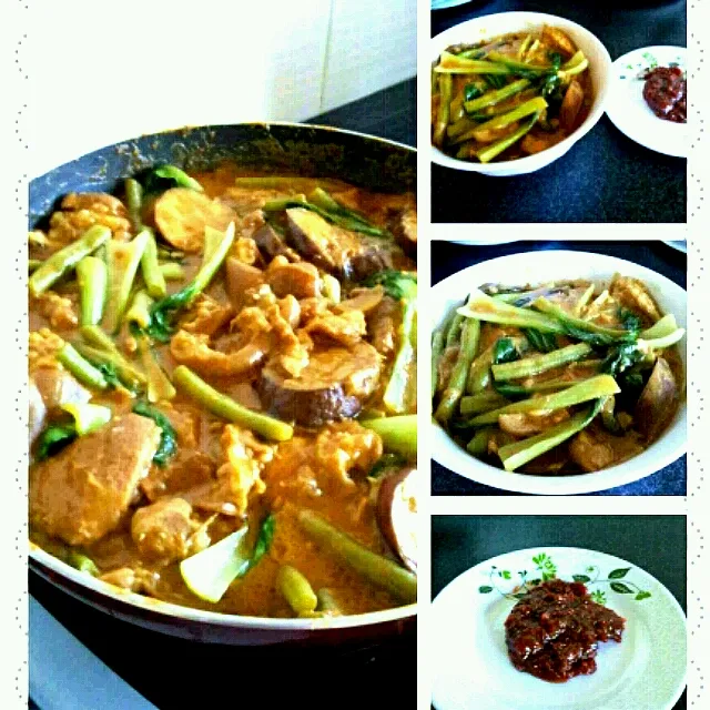 Pork Pata Kare Kare with Sauteed Shrimp Paste|lea de lunaさん