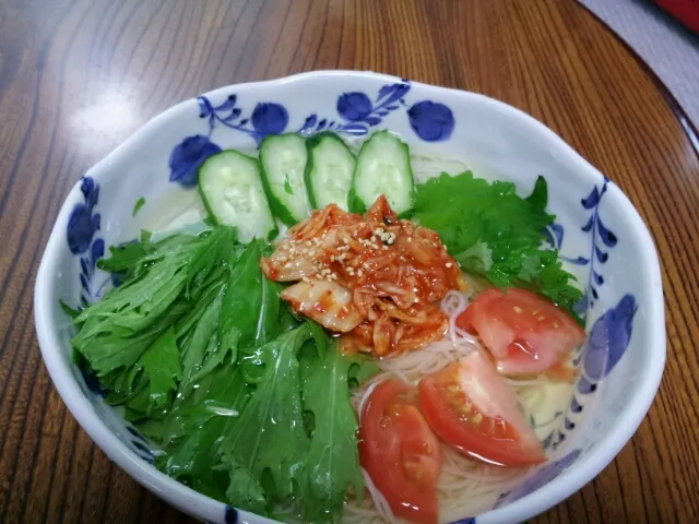 冷麺風白だしそーめん|カズミさん