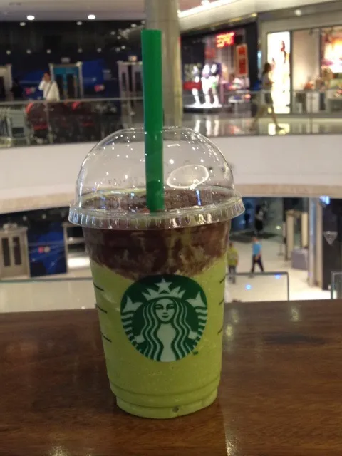 red bean+ green tea frappuccino|Tunaさん