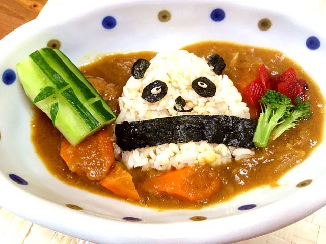 Snapdishの料理写真:カレーパンダよ|kazoominさん