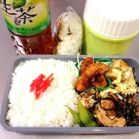 カツとじ弁当  丼にしたかったけど嫌がるかなー！？|chikaさん