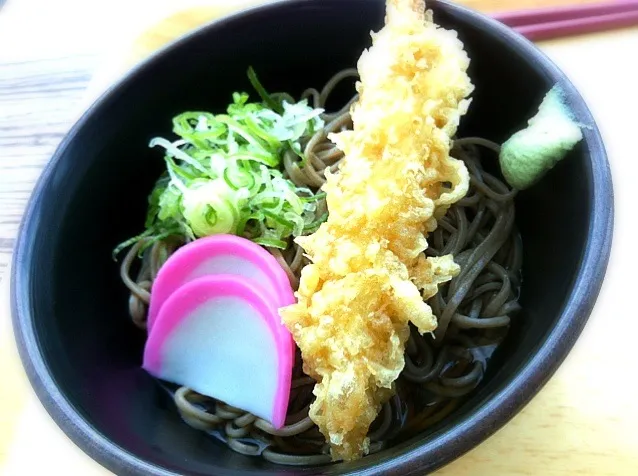 本日のランチ。冷やし天麩羅そば(300円)|JTKさん