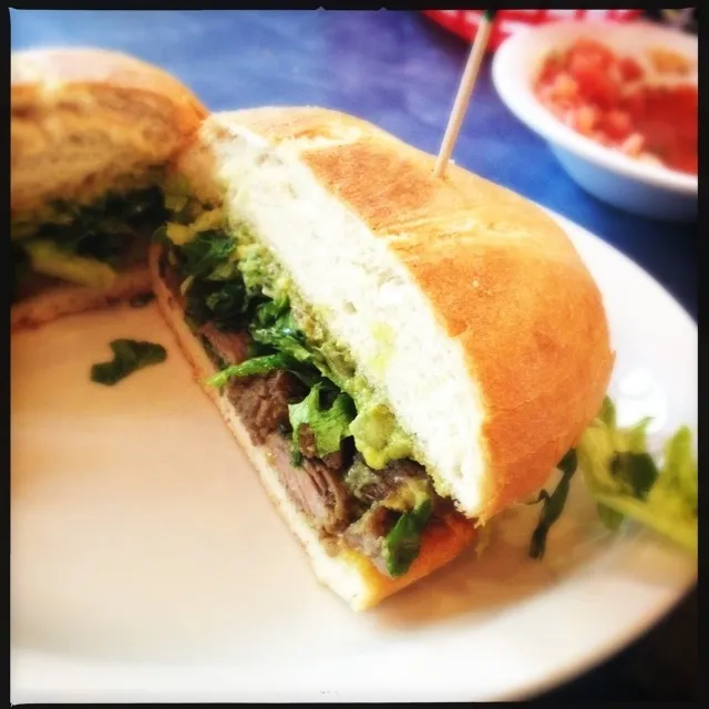 Wahoo's Sandwich with Carne Asada|stephanie mizuhaさん