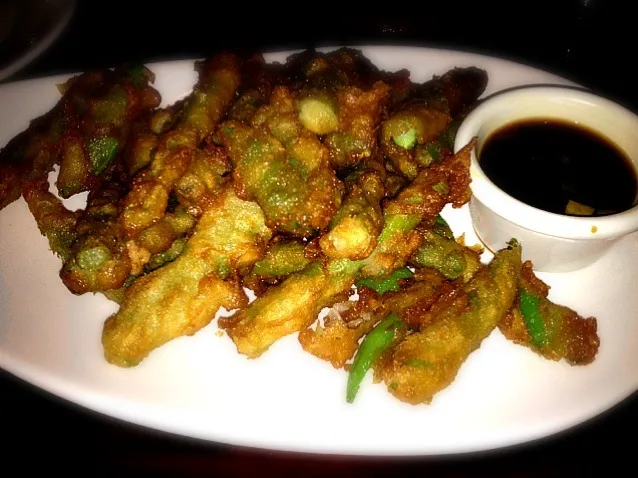 Tempura snap peas and asparagus|Junya Tanakaさん