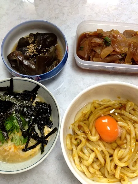 カレー釜玉うどんと雑炊、その他！|かまさん