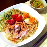 Snapdishの料理写真:冷やしラーメン|ayumicoさん