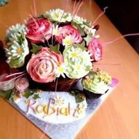 Snapdishの料理写真:cupcake bouquet