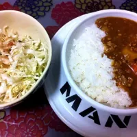 Snapdishの料理写真:ミンチカレー|たーちんぐさん