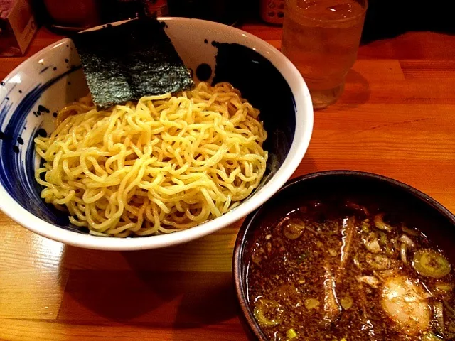 仕上げ。和風つけ麺。|プラムてつ。さん