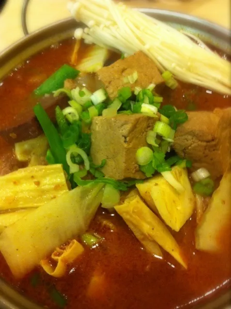 stinky tofu hot pot|helsieさん