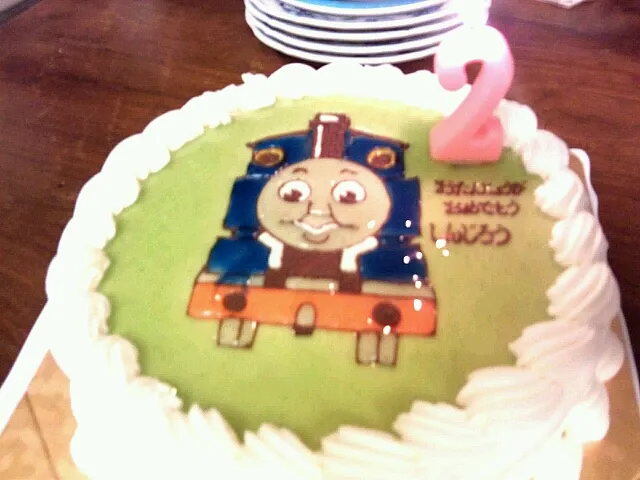 Snapdishの料理写真:トーマスのBirthdayCake|Sayaka Inomataさん