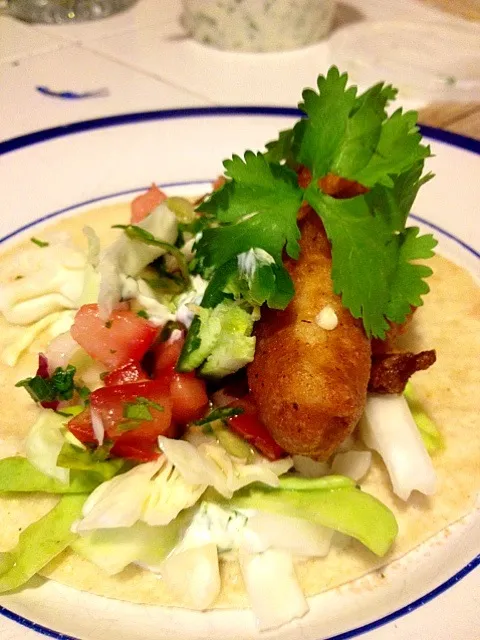 beer battered fish taco|kateさん