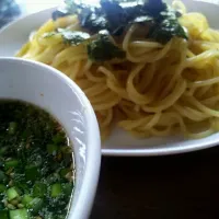 Snapdishの料理写真:重曹ﾊﾟｽﾀdeつけ麺になった