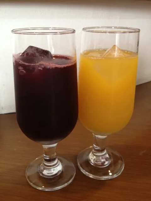 Chicha morada y Mango juice|Roy Fujiwaraさん