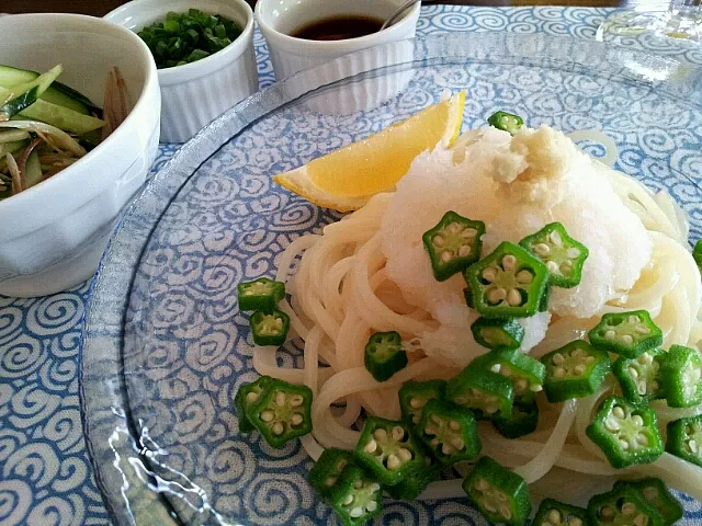 暑い日の定番、生醤油うどん|shino niwaさん