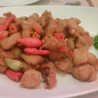 chicken fried with chilli|Miss Babilusさん