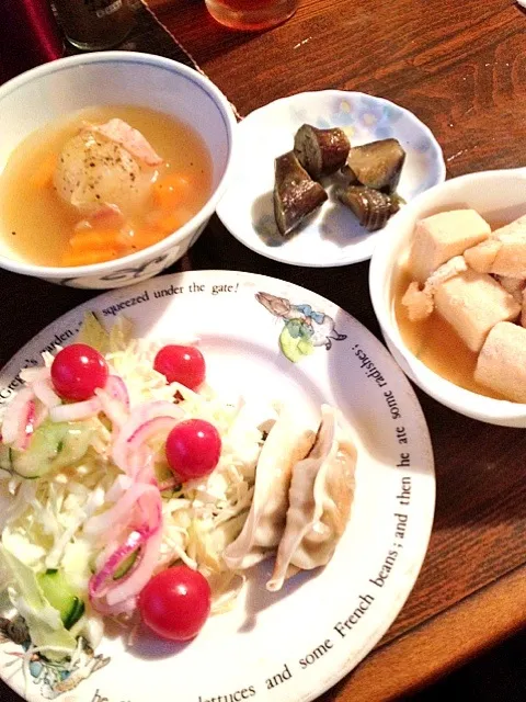 Snapdishの料理写真:糖質制限食の晩ご飯|mari miyabeさん