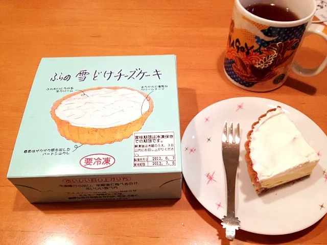 Snapdishの料理写真:ふらの雪どけチーズケーキ|やし やしおさん