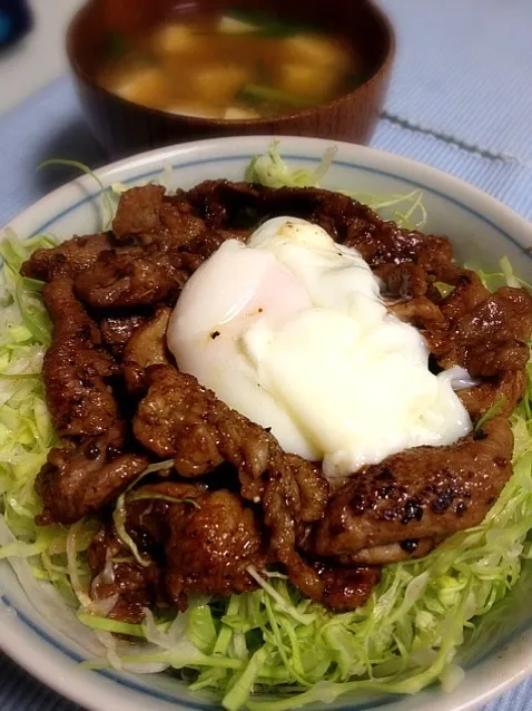 醤油麹☆豚丼|水玉ちゃんさん