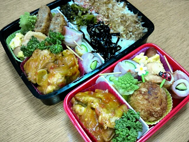 本日こちら洋風弁当。|ふかさくさん