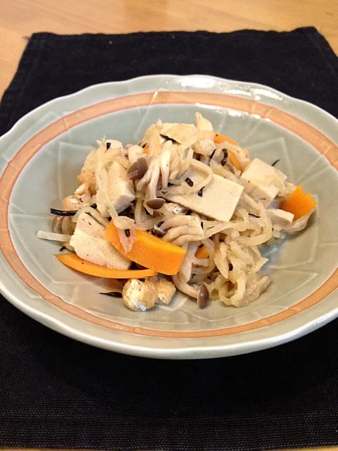 高野豆腐と切り干し大根の煮物|かなひなママさん