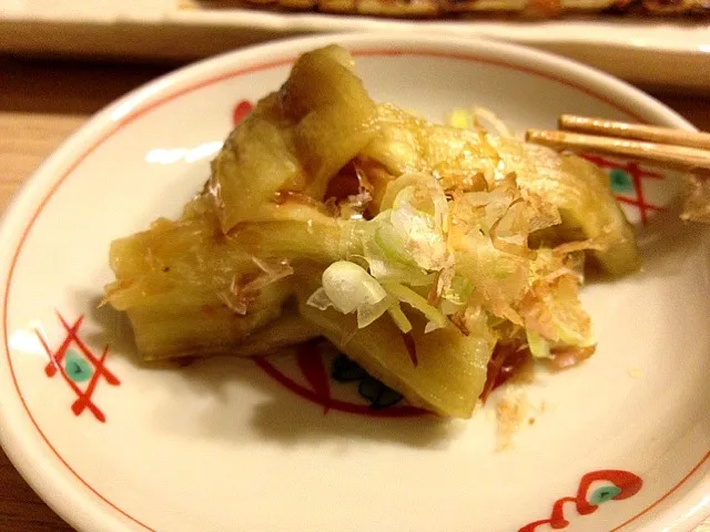 焼きなす|庭のうぐいすさん